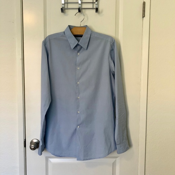 Theory Men's Slim-Fit Dover Sword Dress Shirt - Picture 1 of 6